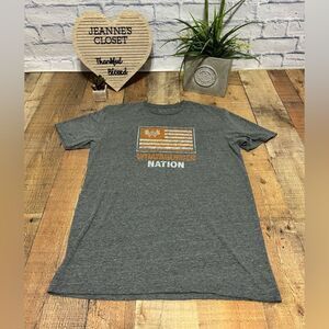 Whataburger Nation Flag grey Short Sleeve‎ T-shirt Cotton unisex Large